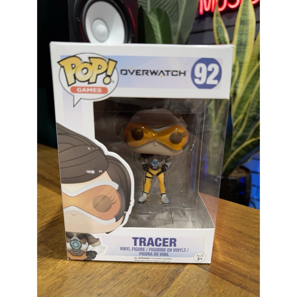 Funko Pop Games: Overwatch 92 Tracer Loot Crate June 2016‎ Exclusive